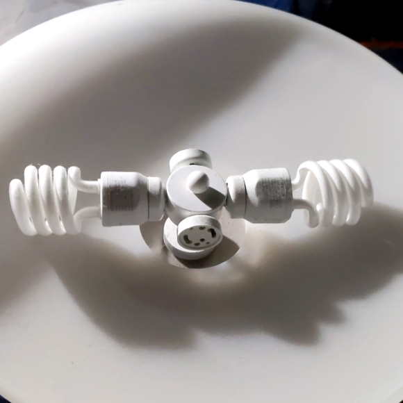 Brushed nickel floor lamp - Picture 3 of 4